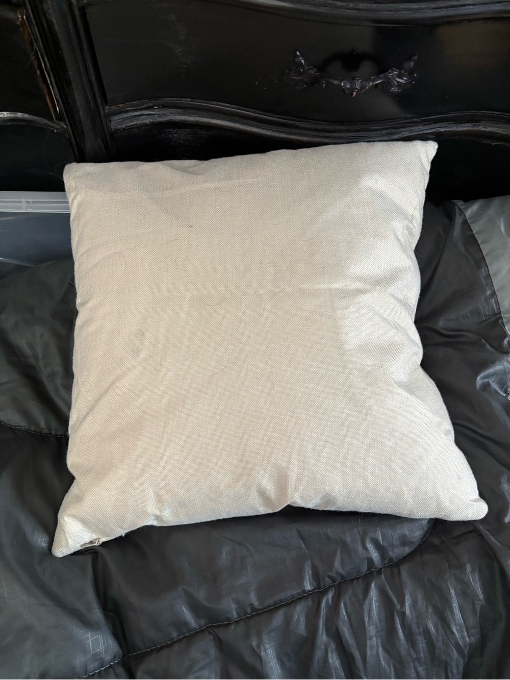 Sleigh Ride  Square pillow. - Picture 3 of 3